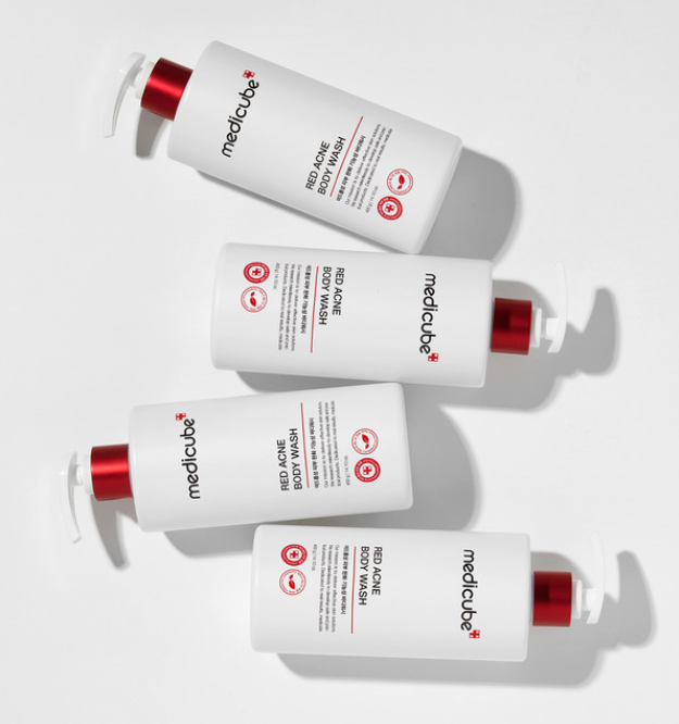 [Medicube] Red Acne Body Wash - AHA BHA PHA Niacinamide for Body Acne & Backne Relief, 1L Limited Edition