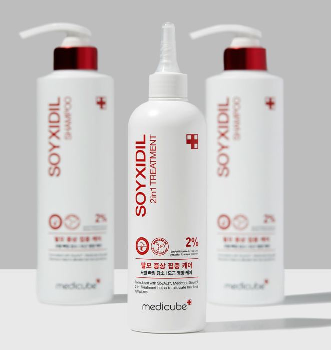[Medicube] Soyxidil 2in1 Treatment - SoyAct® 2% for Hair Loss Relief & Scalp Root Nourishment
