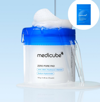 [Medicube] Zero Pore Pad 2.0 - AHA BHA for Pore Tightening, Sebum & Exfoliation Care (70 Pads)