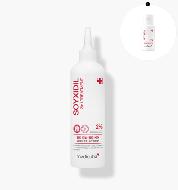 [Medicube] Soyxidil 2in1 Treatment - SoyAct® 2% for Hair Loss Relief & Scalp Root Nourishment