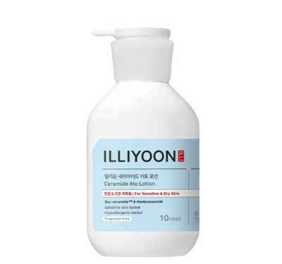 [ILLIYOON] Ceramide Ato Lotion - Soy-ceramide™ & Madecassoside for Sensitive & Dry Skin Intensive Hydration (350ml)