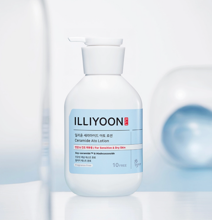 [ILLIYOON] Ceramide Ato Lotion - Soy-ceramide™ & Madecassoside for Sensitive & Dry Skin Intensive Hydration (350ml)