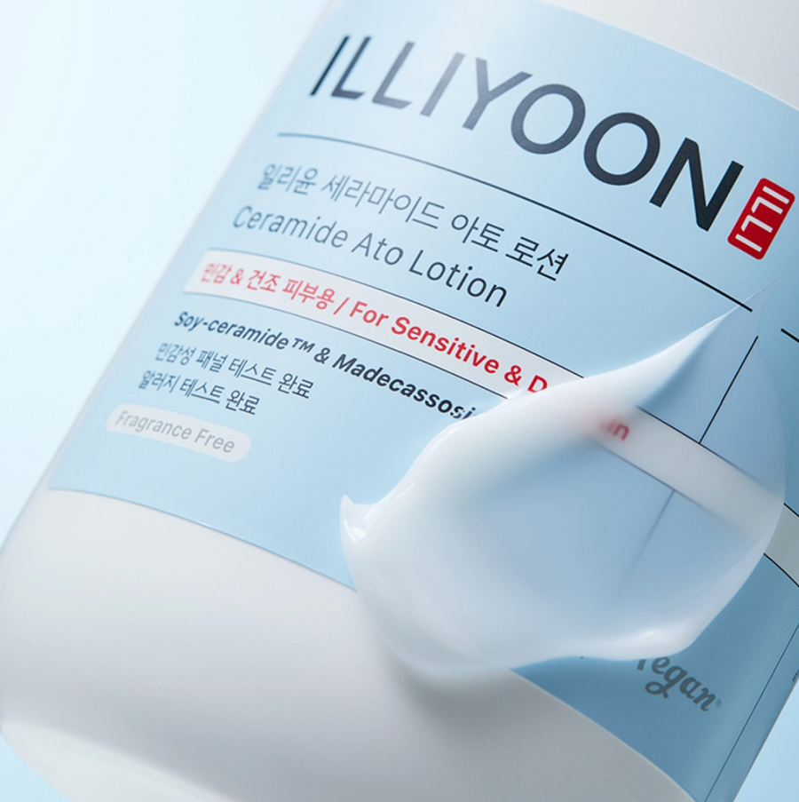 [ILLIYOON] Ceramide Ato Lotion - Soy-ceramide™ & Madecassoside for Sensitive & Dry Skin Intensive Hydration (350ml)