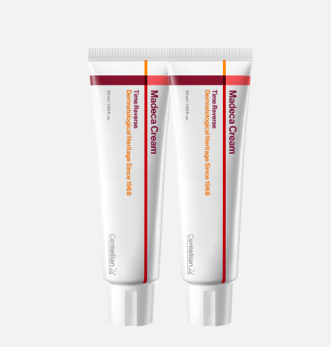 [Centellian 24] Madeca Cream Time Reverse - Total Anti-Aging & Skin Density Repair with TECA (50ml x 2 Tube Set)