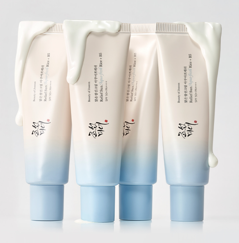 [Beauty of Joseon] Relief Sun Aqua-fresh - 30% Rice Seed Water & Panthenol (B5) for 2-Week Sebum Control & Lightweight Hydrating Sun Protection (SPF 50+ PA++++), 50ml