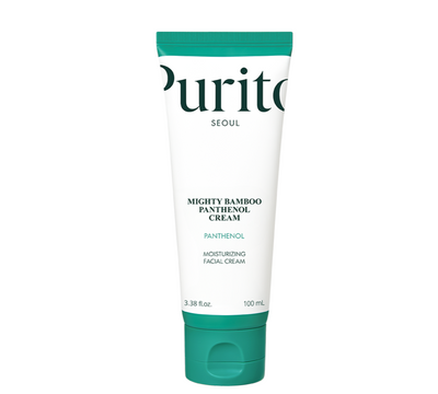 [PURITO SEOUL] Mighty Bamboo Panthenol Cream - Bamboo Extract & Panthenol for Barrier Repair & Intense Hydration (100ml / 3.38 fl. oz.)