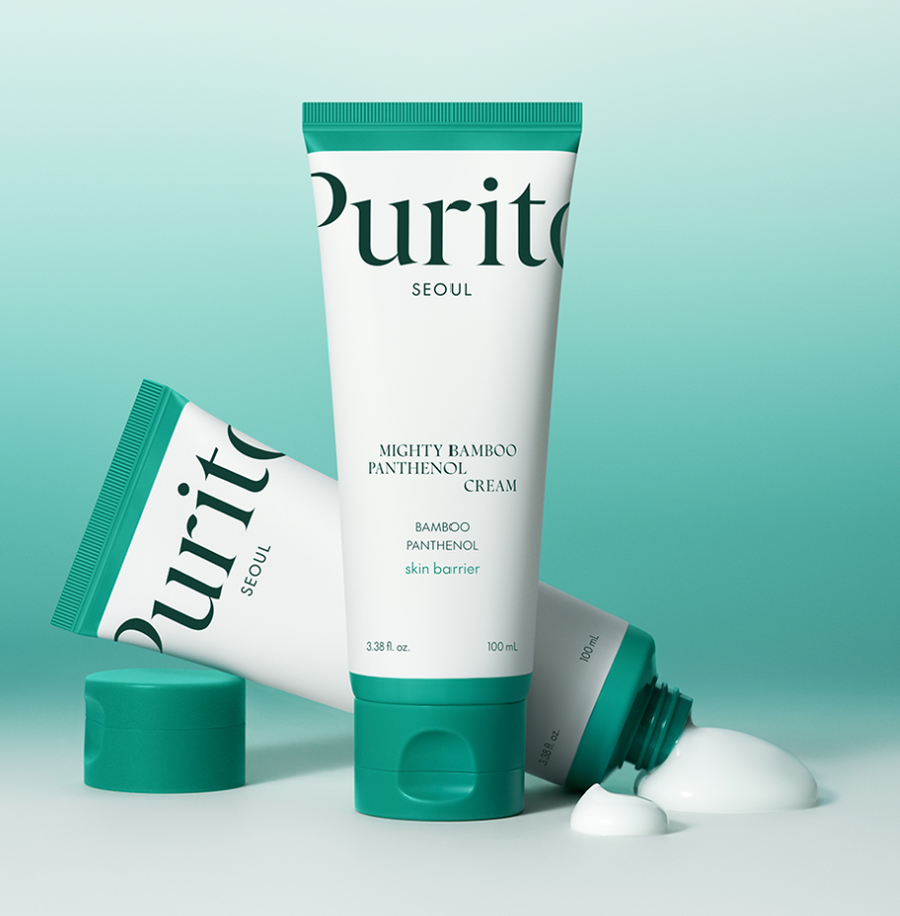 [PURITO SEOUL] Mighty Bamboo Panthenol Cream - Bamboo Extract & Panthenol for Barrier Repair & Intense Hydration (100ml / 3.38 fl. oz.)