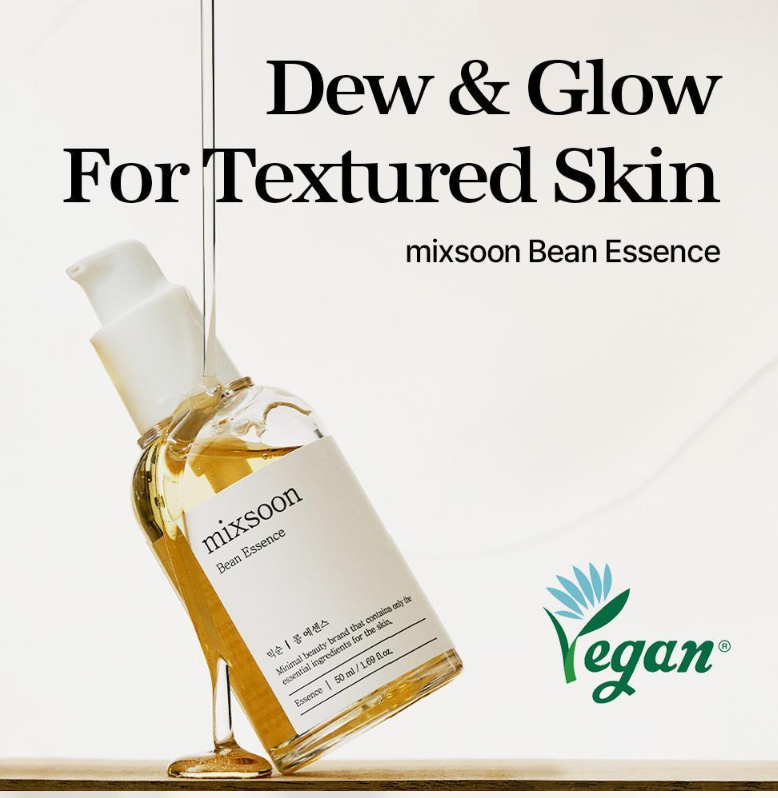 [mixsoon] Bean Essence - Fermented Soybean Extract for Gentle Exfoliation, Sebum Control & Hydration (50ml / 1.69 fl. oz.)