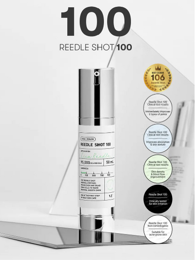 [VT Cosmetics] Reedle Shot 100 - 95,000 Cica Reedles™ for Skin Texture Refinement & Absorption Boosting (50ml / 1.69 fl. oz.)