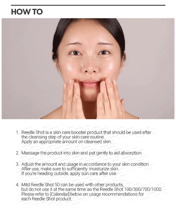 [VT Cosmetics] Reedle Shot 100 Double Set - 95,000 Cica Reedles™ for Texture Refinement & Absorption Boosting (30ml x 2 Tubes + PDRN 100 Samples)