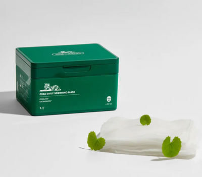 [VT cosmetics] Cica Daily Soothing Mask - 30 Sheets Jumbo Pack, Instant Soothing & Hydrating with CICAHYALON™ for Sensitive Skin
