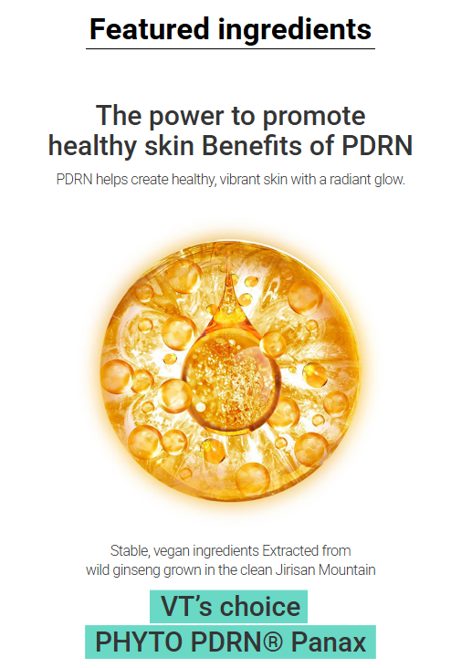 [VT Cosmetics] PDRN Essence 100 - 100,000ppm Plant-derived PDRN for Intense Elasticity, Radiance & Wrinkle Care (30ml / 1.01 fl. oz.)