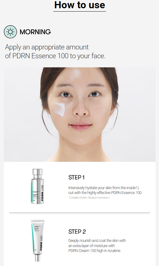 [VT Cosmetics] PDRN Essence 100 - 100,000ppm Plant-derived PDRN for Intense Elasticity, Radiance & Wrinkle Care (30ml / 1.01 fl. oz.)