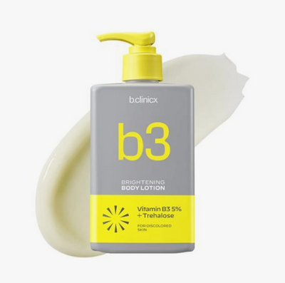 [b.clinicx] Brightening Body Lotion - 5% Niacinamide (Vitamin B3) + Trehalose for Discolored Skin (300ml)