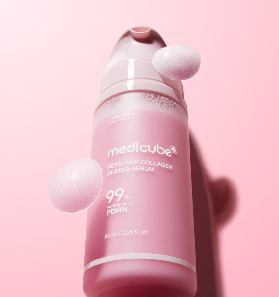 [Medicube] PDRN Pink Collagen Night 3-Step Set - High-Purity PDRN 99% for Glass Skin Glow & Elasticity (Pad + Serum + Cream)