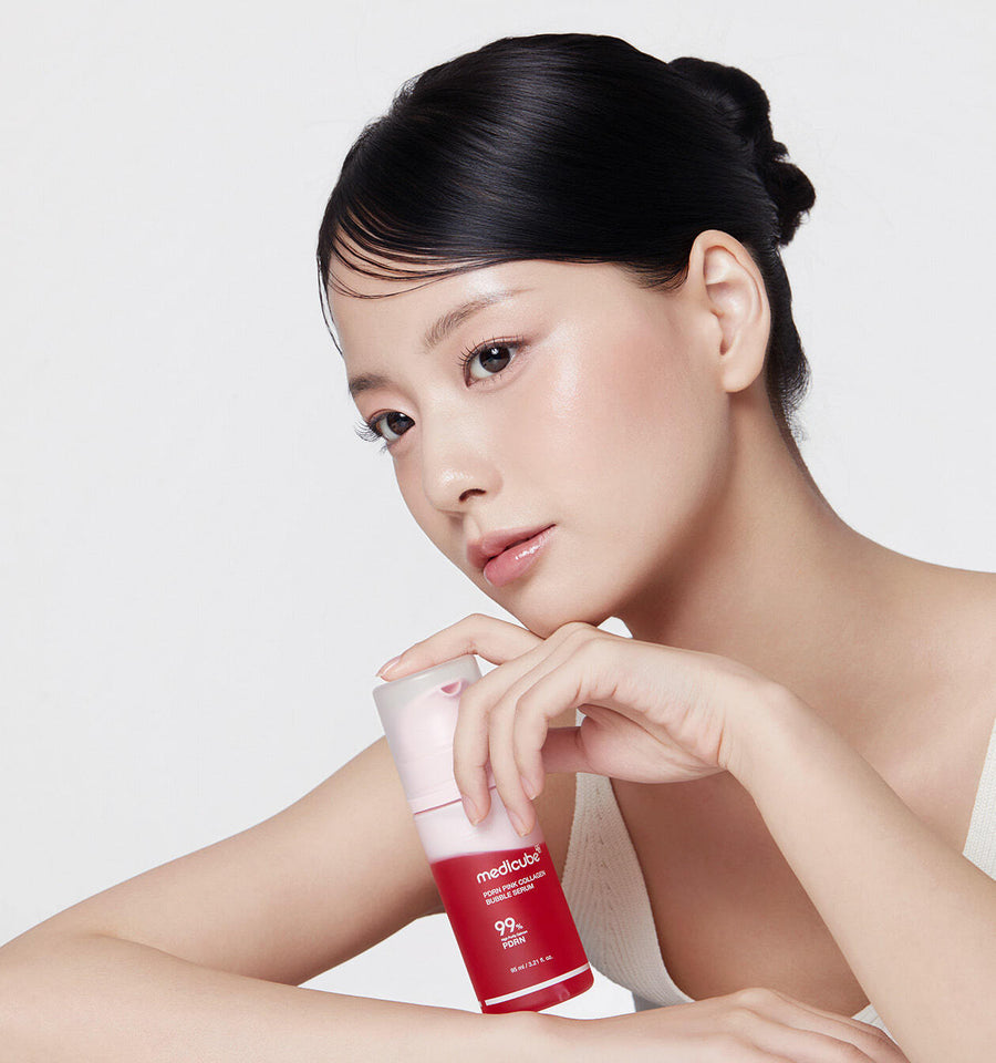 [Medicube] PDRN Pink Collagen Glow Toning Duo Set - High-Purity PDRN 99% for Glass Skin Radiance & Elasticity (Serum + Cream)