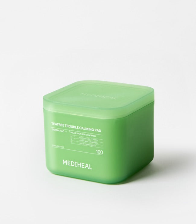 [Mediheal] Teatree Trouble Calming Pad - Teatree Calming Biome for Acne-Prone Skin & Sebum Control, 100 Pads